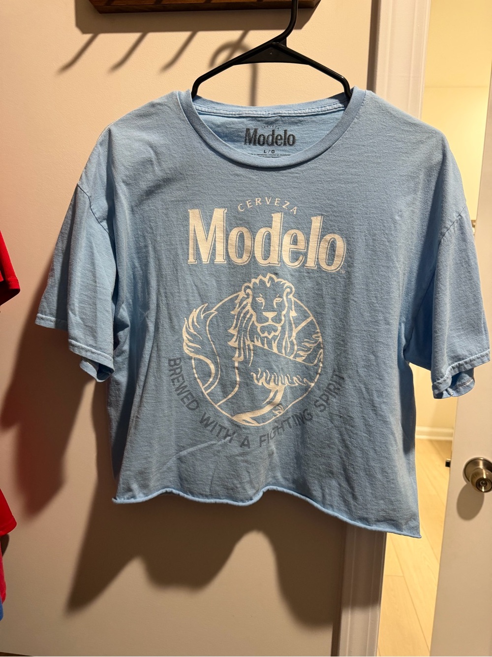 ModelCo Light Blue Kids Logo Graphic Tee